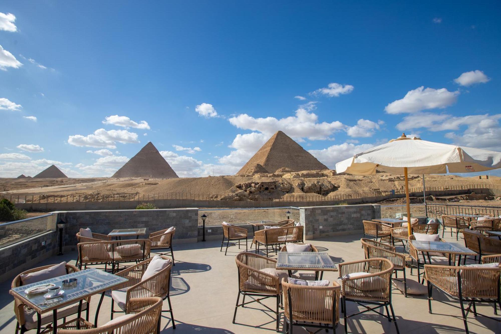Soul Pyramids View Hotell Kafret el-Gabal Exteriör bild