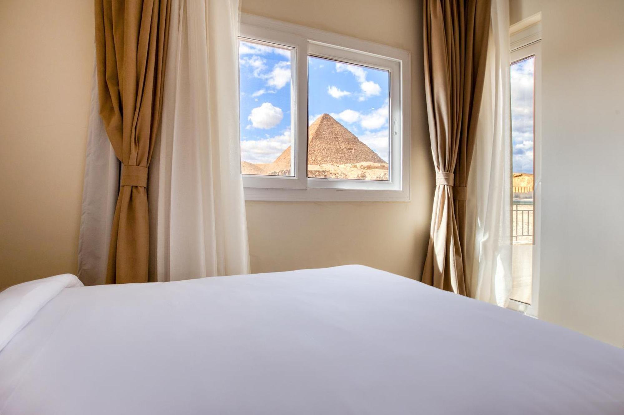 Soul Pyramids View Hotell Kafret el-Gabal Exteriör bild