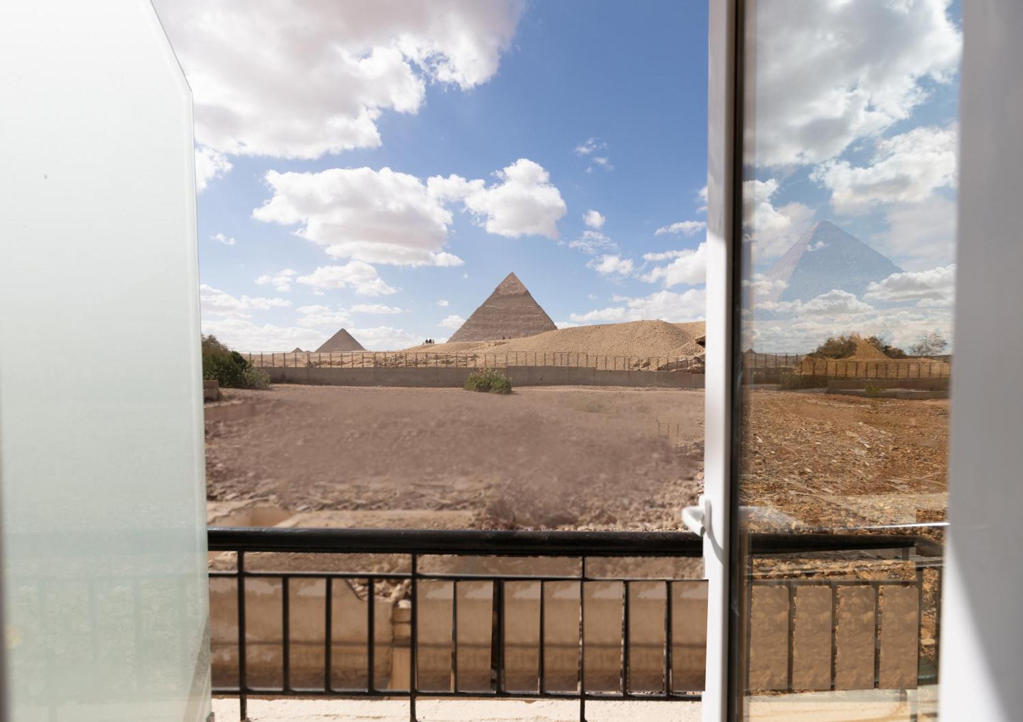 Soul Pyramids View Hotell Kafret el-Gabal Exteriör bild