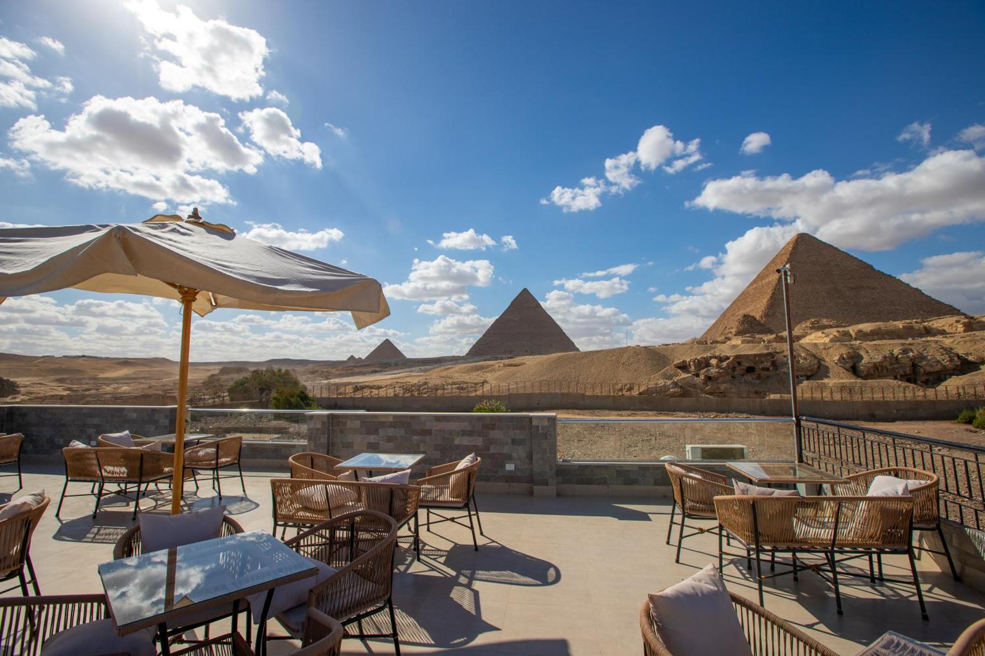 Soul Pyramids View Hotell Kafret el-Gabal Exteriör bild