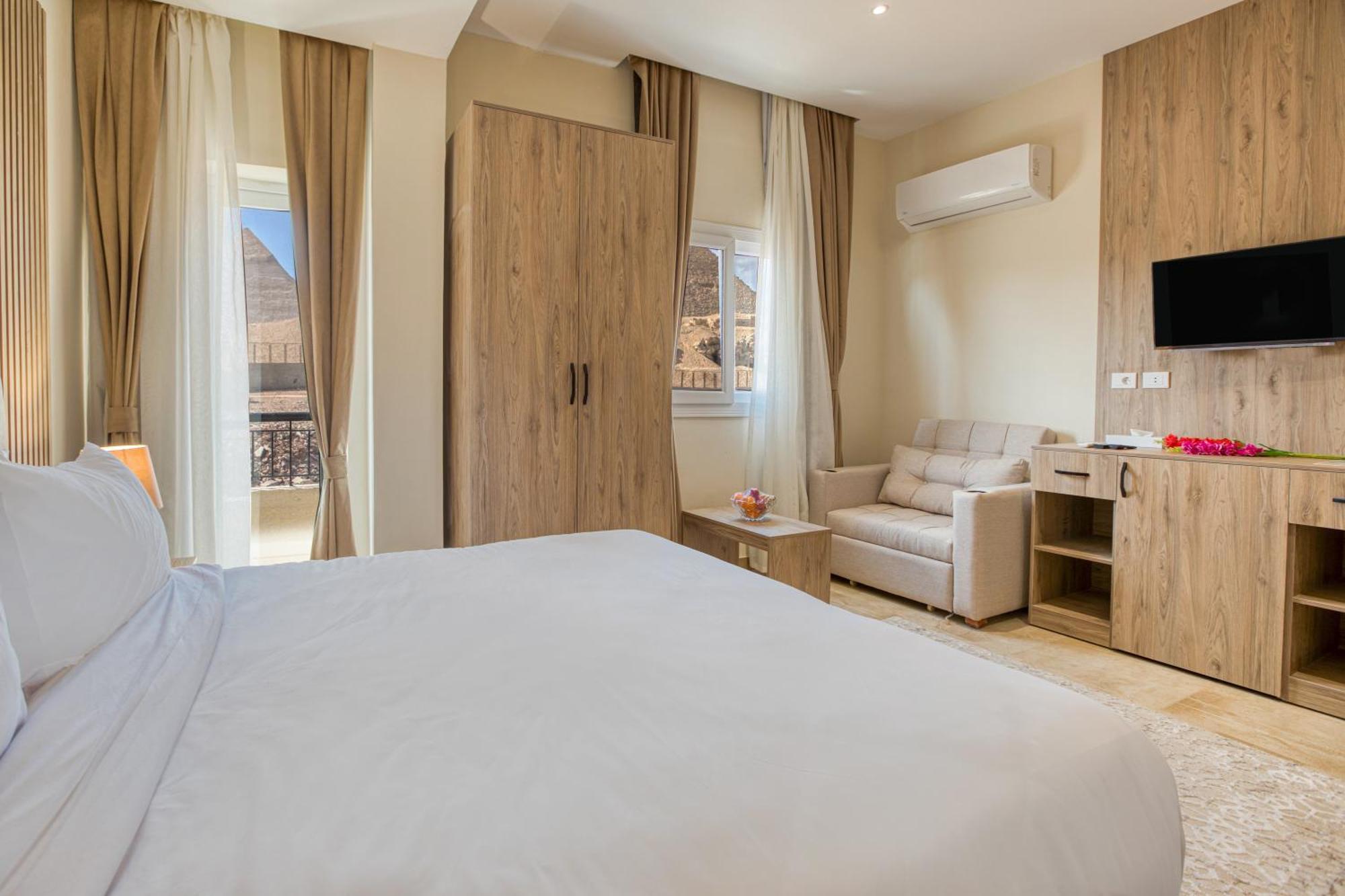 Soul Pyramids View Hotell Kafret el-Gabal Exteriör bild