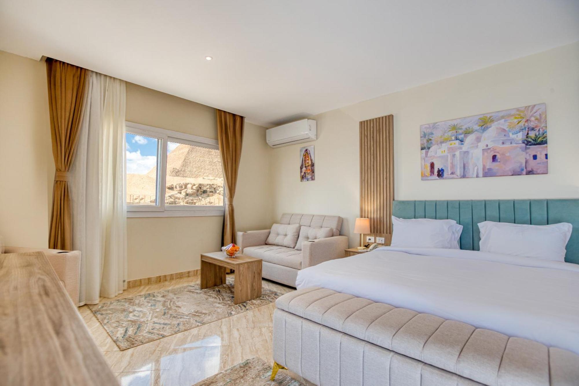 Soul Pyramids View Hotell Kafret el-Gabal Exteriör bild