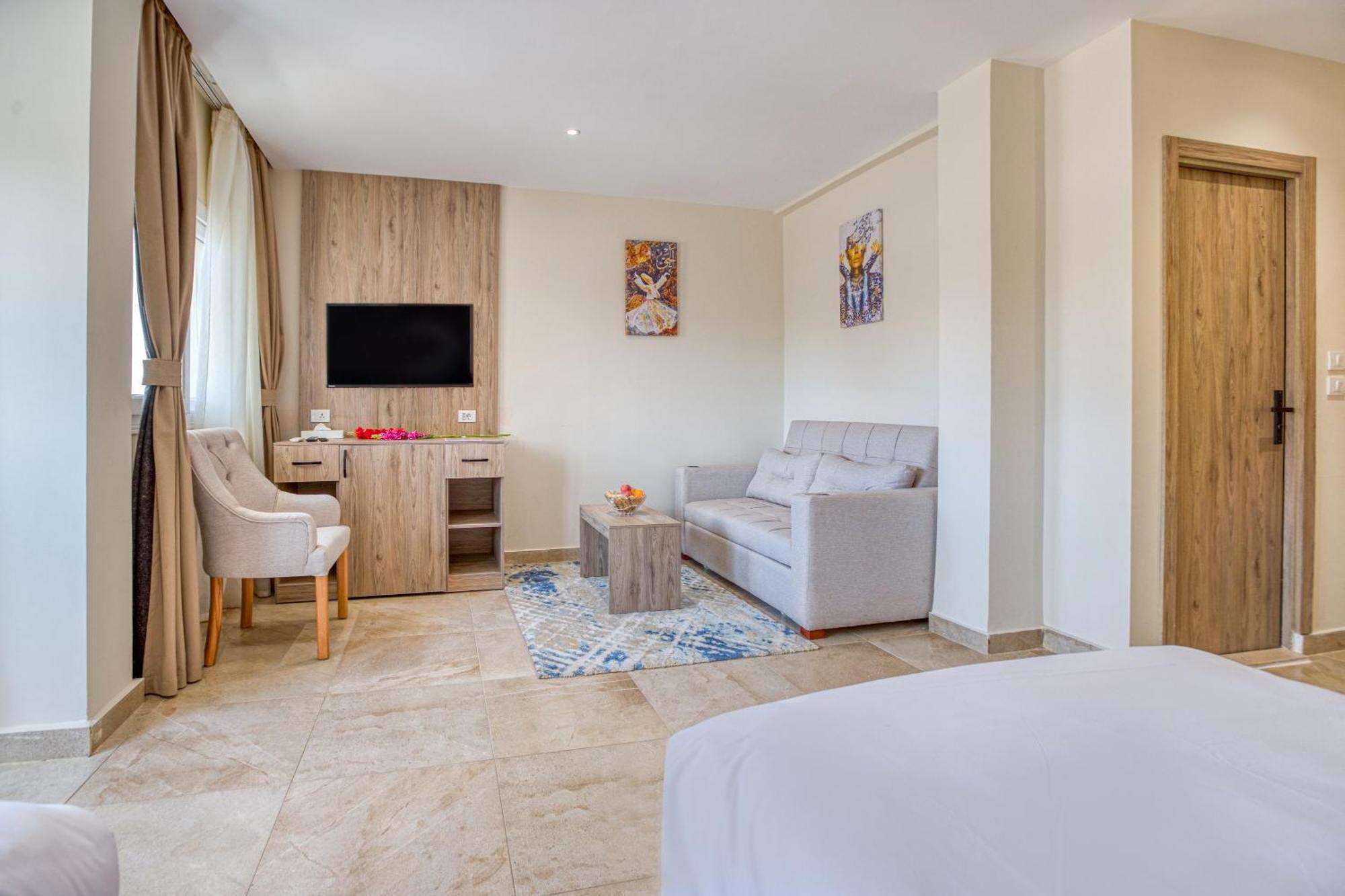 Soul Pyramids View Hotell Kafret el-Gabal Exteriör bild