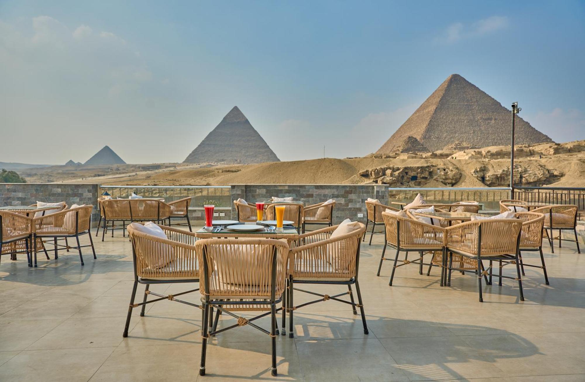 Soul Pyramids View Hotell Kafret el-Gabal Exteriör bild